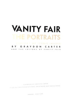 "Vanity Fair: The Portraits" 2008 CARTER, Graydon