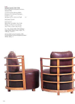 An Important Private Collection Of Mid 20th Century Design 2007 Christie's New York