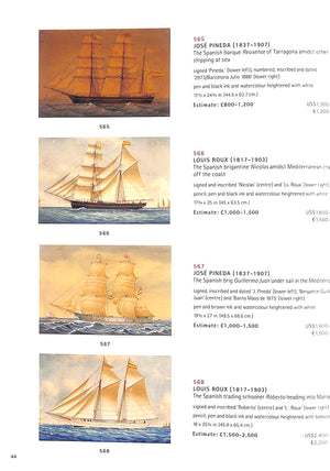 Boulle To Jansen: Maritime Pictures Part III 2003 Christie's London