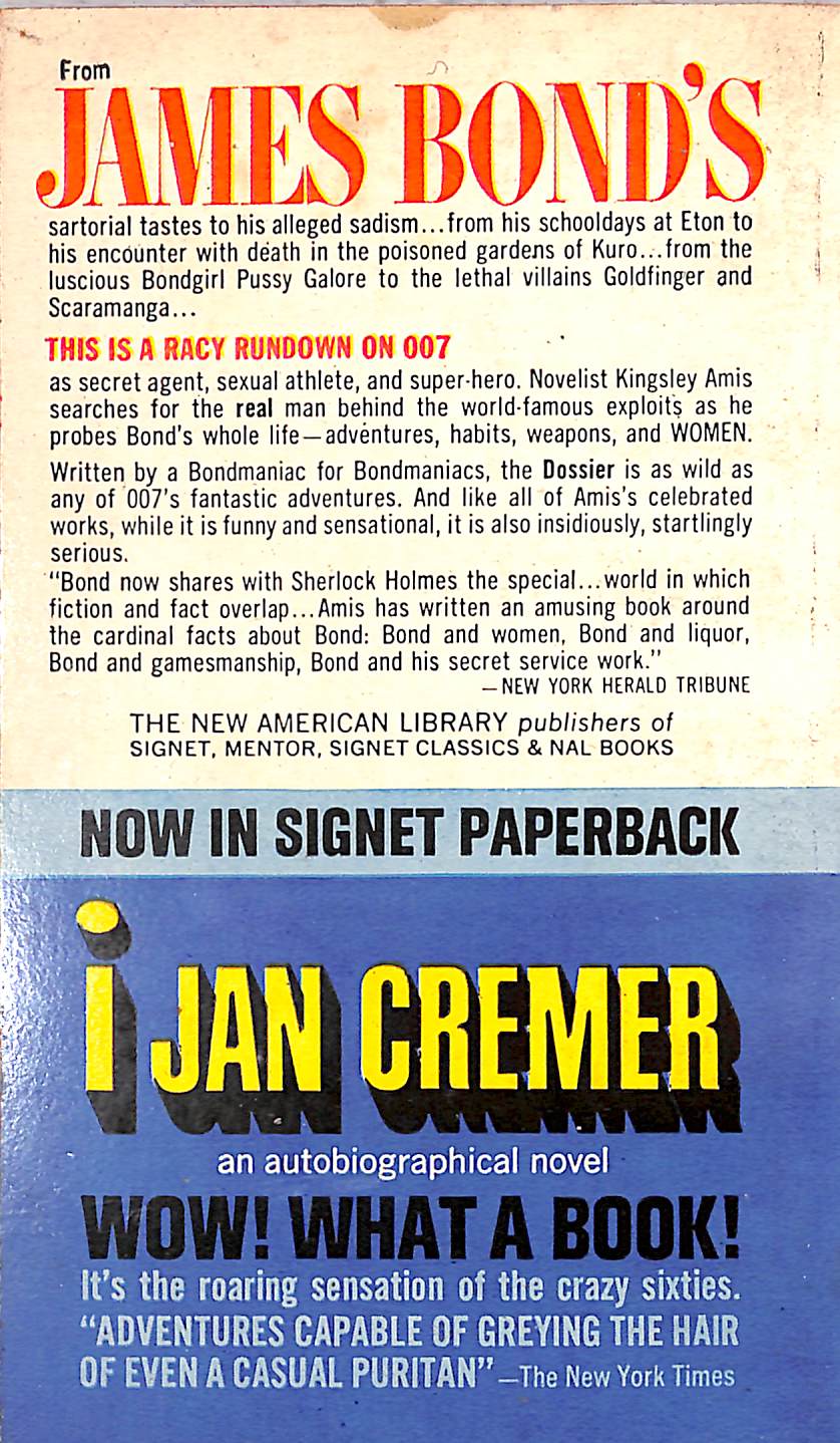 "The James Bond Dossier" 1966 AMIS, Kingsley
