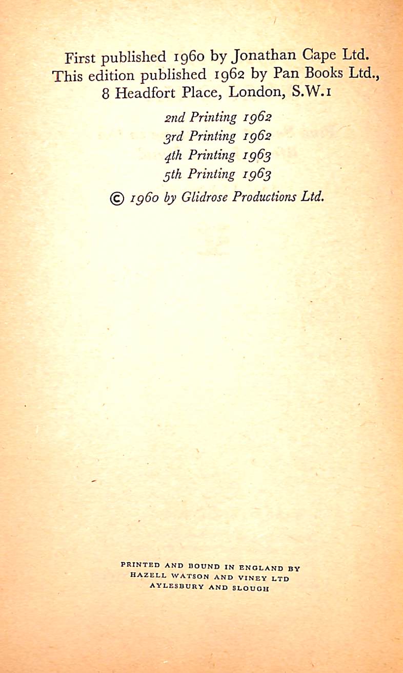 "For Your Eyes Only" 1963 FLEMING, Ian