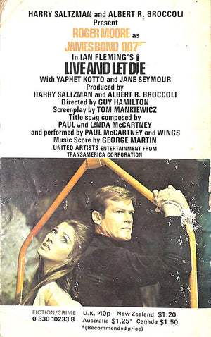 "Live And Let Die" 1973 FLEMING, Ian (SOLD)