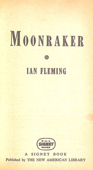 "Moonraker" 1960 FLEMING, Ian