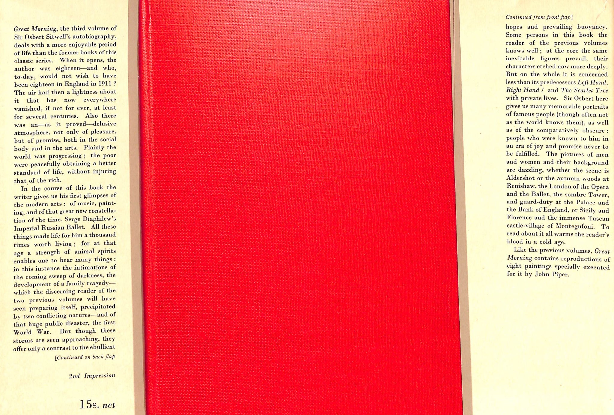 "Great Morning" 1948 SITWELL, Osbert