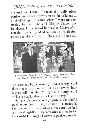 "Gentlemen Prefer Blondes" 1926 LOOS, Anita