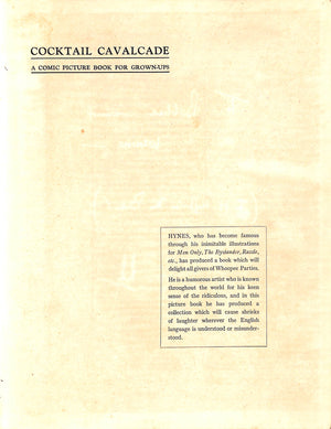 "Cocktail Cavalcade" 1937 HYNES, Edward S.