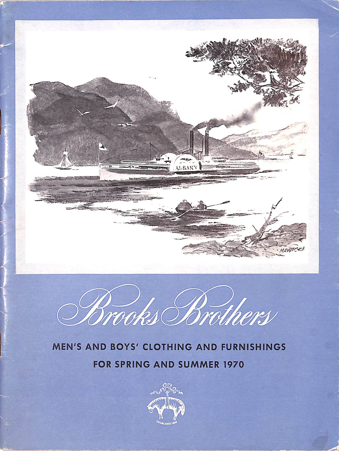 "Brooks Brothers Men's And Boys' Clothing For Spring And Summer" 1970