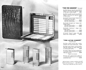 "Alfred Dunhill 'Gifts' Catalogue" 1969-70
