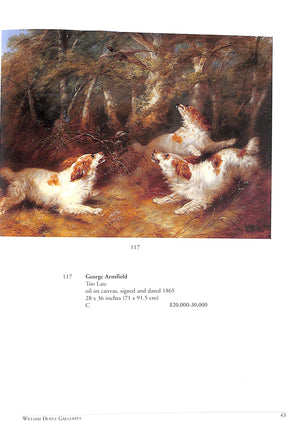 "Dogs And Cats In Art" 1999 Bonhams & Doyle (SOLD)