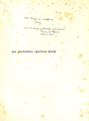 "My Hunting Sketchbook" EDWARDS, Lionel