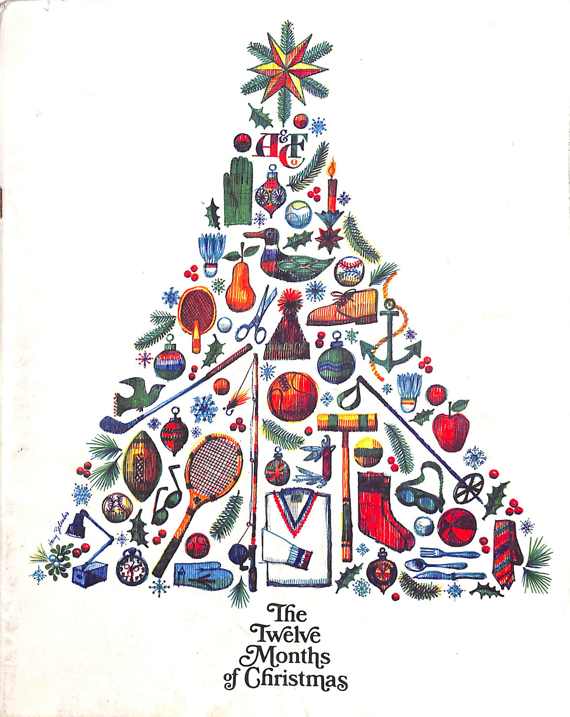 Abercrombie & Fitch The Twelve Months Of Christmas 1965 Catalog