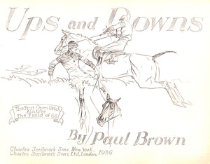 "Ups And Downs" 1936 BROWN, Paul
