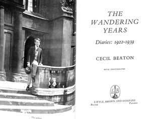 "The Wandering Years 1922-1939: Cecil Beaton's Diaries" 1961 BEATON, Cecil