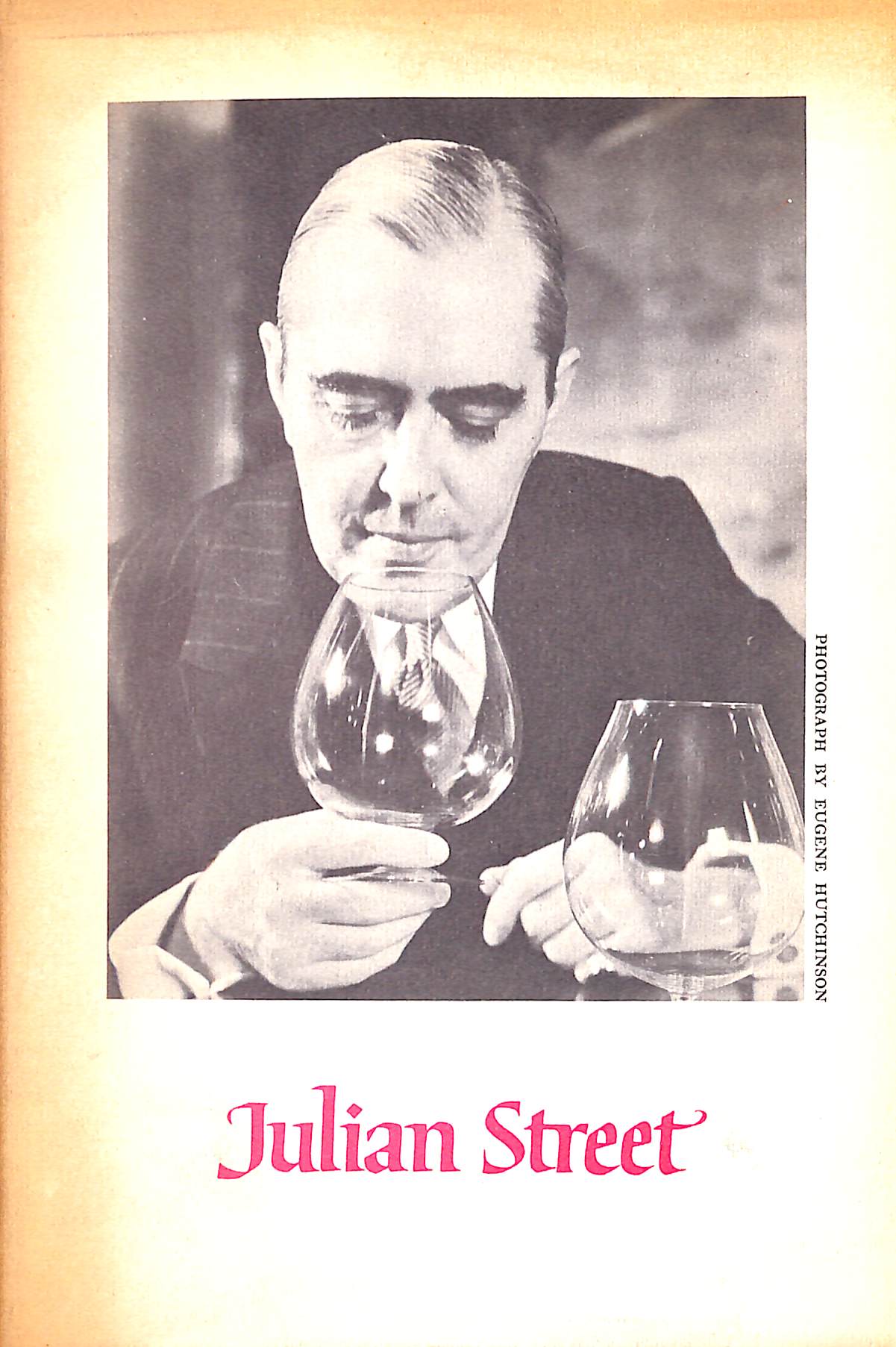 "Table Topics" 1959 STREET, Julian