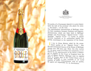 "Bollinger: The Story Of A Champagne" 1971 RAY, Cyril