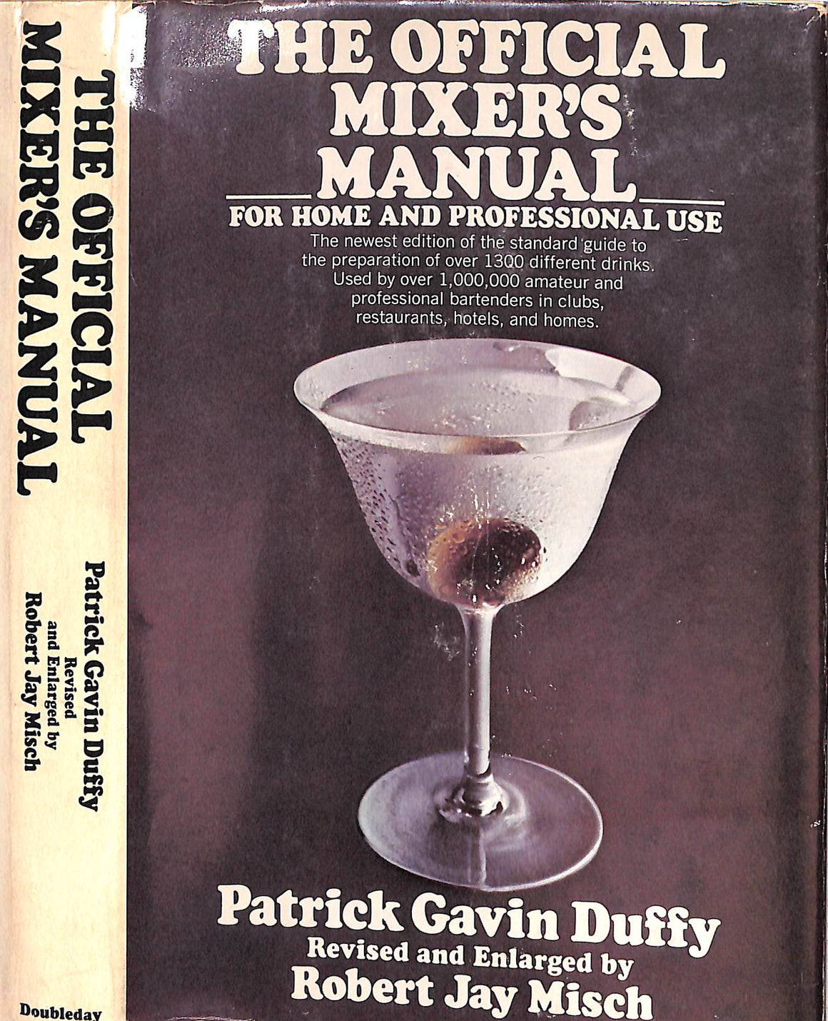 "The Official Mixer's Manual" 1975 DUFFY, Patrick Gavin