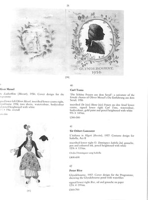 The Moran Caplat Collection of Designs for Glyndebourne 1988 Christie's London