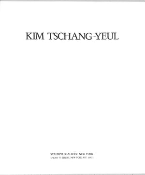 "Kim Tschang-Yeul" 1979 Staempfli Gallery