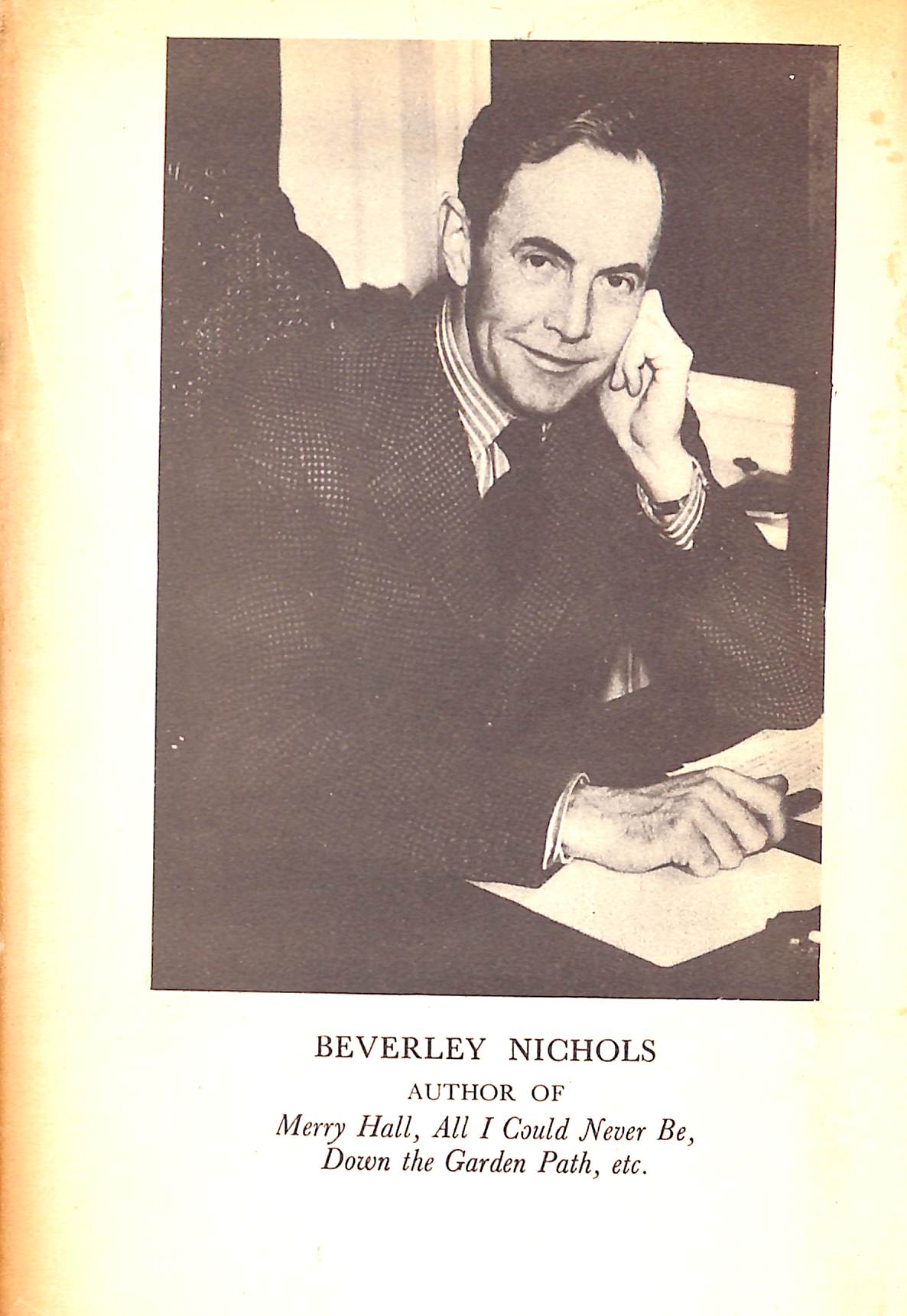 "Merry Hall" 1954 NICHOLS, Beverley