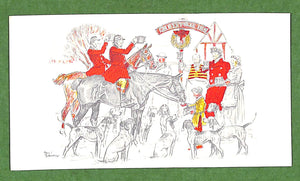 "Paul Brown x Brooks Brothers Hand-Colored 'Christmas Inn' Artist's Proof Card"