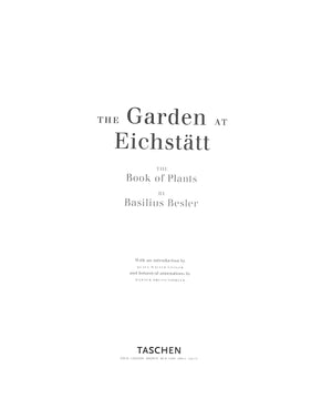 "The Garden At Eichstatt: The Book Of Plants" 2000 BESLER, Basilius (SOLD)