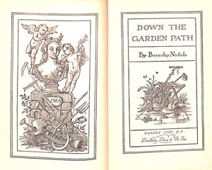 "Down The Garden Path: A Confession Of Faith" 1932 NICHOLS, Beverley