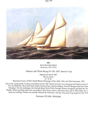 Sporting And Marine Paintings, Drawings And Sculpture - Saratoga Springs, New York 1996