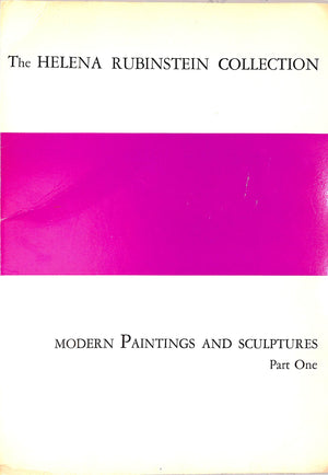 "The Helena Rubinstein Collection: Modern Paintings And Sculptures Part One" 1966