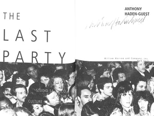 "The Last Party: Studio 54, Disco, And The Culture Of The Night" 1997 HADEN-GUEST, Anthony (SIGNED)