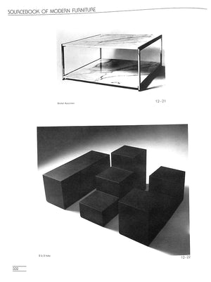 "Sourcebook Of Modern Furniture" 1989 HABEGGER, Jeryll, OSMAN, Joseph H.