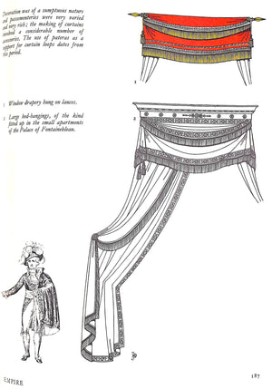 "Curtains And Draperies: A Survey Of The Classic Periods" 1967 DUBOIS, M.J.