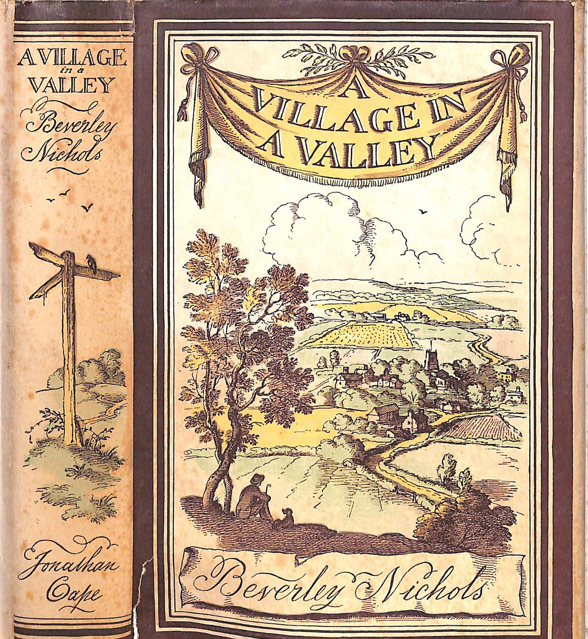 "A Village In A Valley" NICHOLS, Beverley w/ Decorations by Rex Whistler