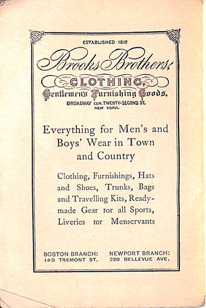 "Brooks Brothers Big Game And Little Game" 1914