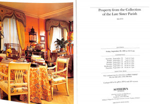 "Property From The Collection Of The Late Sister Parish" 1995 Sotheby's (SOLD)