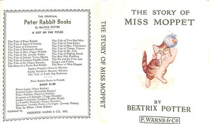 "The Story Of Miss Moppett" POTTER, Beatrix