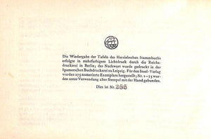 "Amicitiae Sacrum. Das Herslebschen Stammbuch." 1913