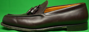 "Grenson x Paul Stuart Made in England 8082 Espresso Split Toe Tassel Loafers" Sz: 12D (SOLD)