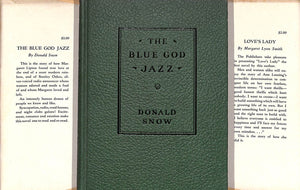 "The Blue God Jazz" 1930 SNOW, Donald (SOLD)