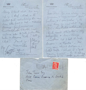 "Cecil Beaton: A Biography" 1985 VICKERS, Hugo w/ Original Cecil Beaton [3] pp. Letter