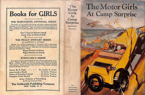 "The Motor Girls At Camp Surprise" 1916 PENROSE, Margaret