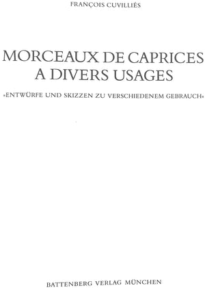 "Morceaux De Caprices A Divers Usages" 1981