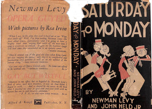 "Saturday to Monday" 1930 LEVY, Newman & HELD, John Jr.