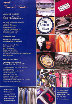 The Andover Shop 2016-2017 Catalog (SOLD)