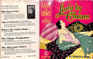 "Lady By Chance" 1932 SHAW, Charles G.