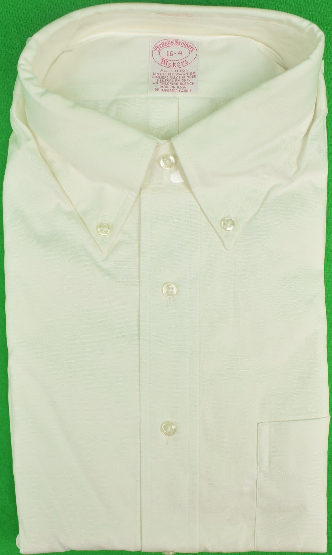 Brooks Brothers White Pinpoint OCBD (New/ Old Deadstock!) 16-4 (SOLD)