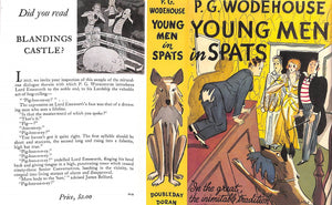 "Young Men In Spats" 1936 WODEHOUSE, P.G.