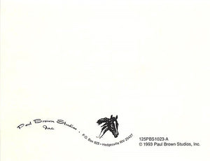 "Paul Brown Equestrian Note Card w/ Envelope"