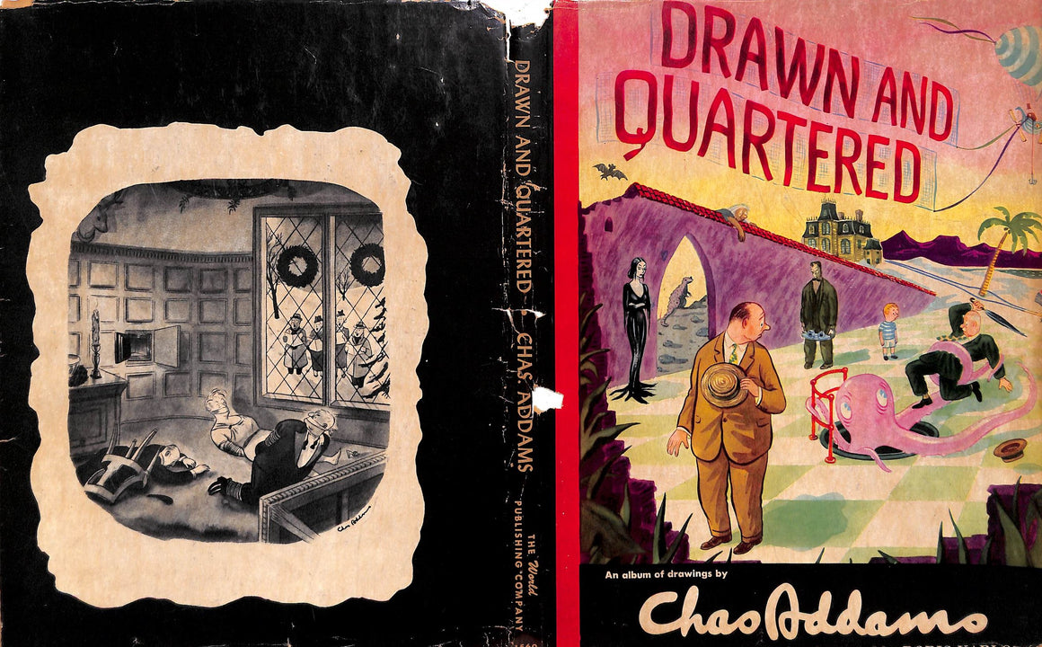 "Drawn And Quartered: An Album Of Drawings" 1942 ADDAMS, Chas