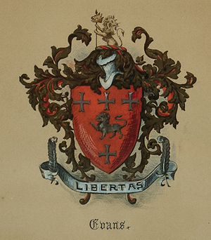 Evans Libertas Coat-of-Arms Watercolour