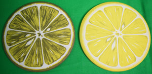 Box Set of 12 'Lemon & Lime' Coasters